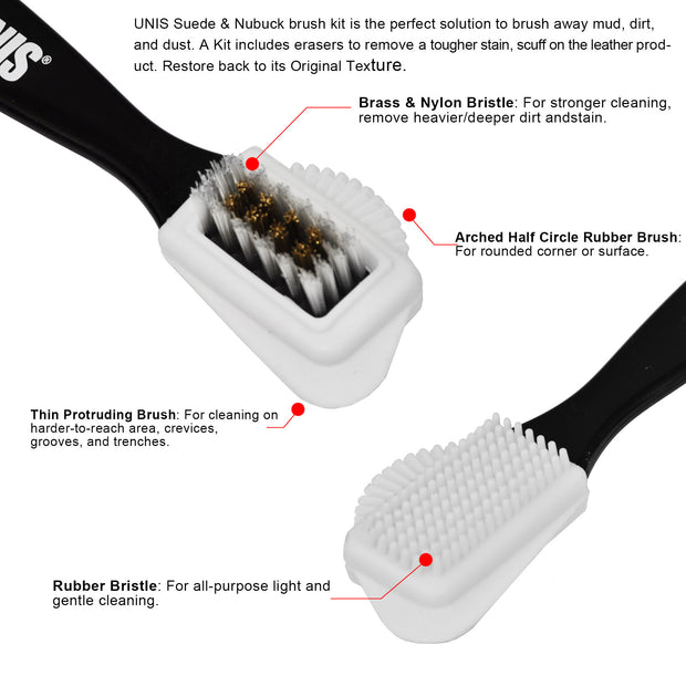 nubuck leather brush