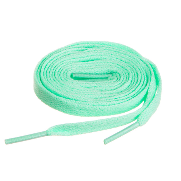 mint green shoelaces