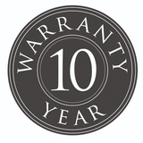 10 Year warranty on cabinets