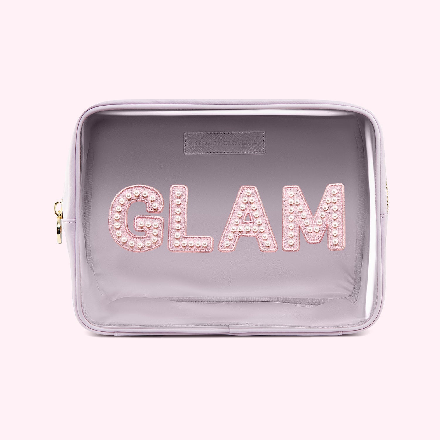 Shop Stoney Clover Lane Glam Clear Front Large Pouch