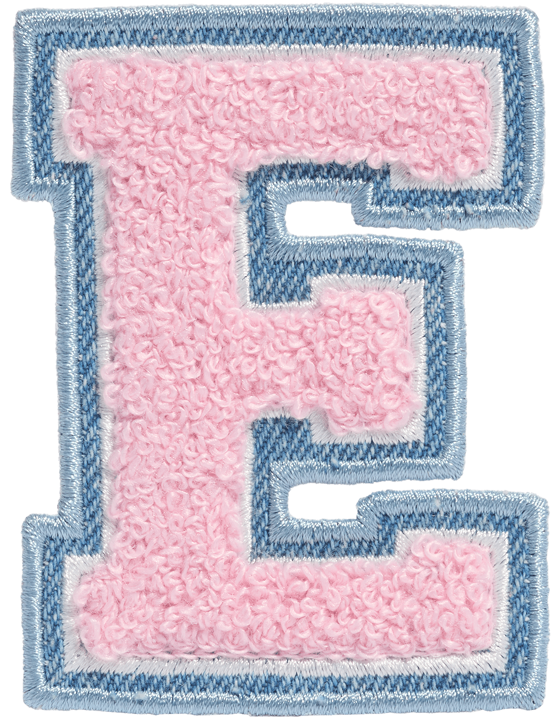 Stoney Clover Lane Flamingo Denim Varsity Letter Patch