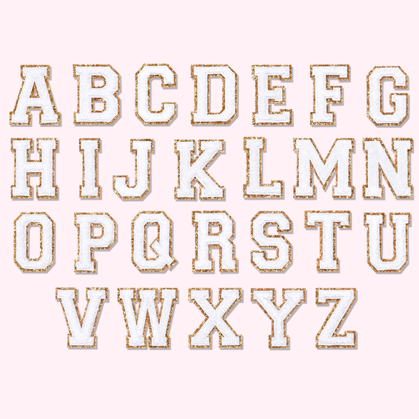 Sparkly Pink Letter M Monogram' Sticker