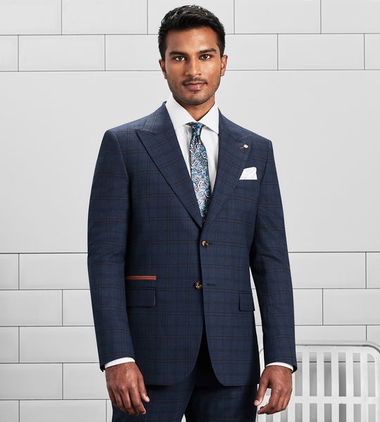 Grey Check Suit with Red Tie Outfits (14 ideas & outfits) | Lookastic
