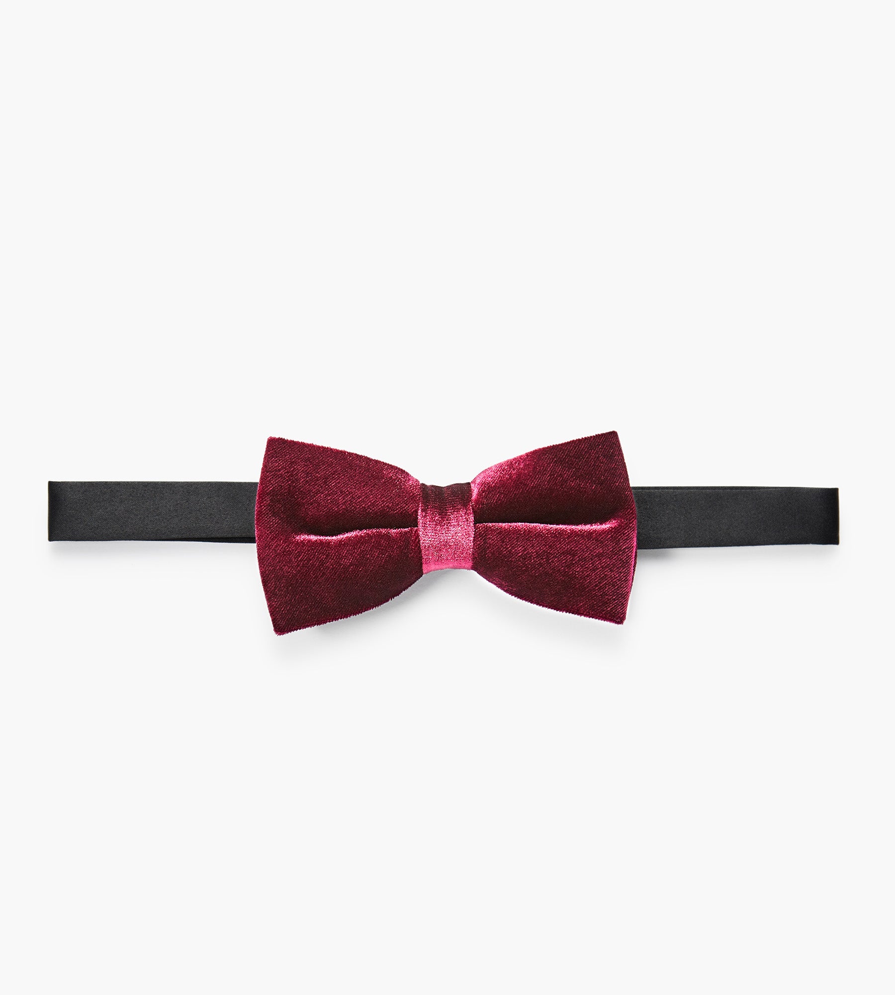 Velvet Double-Loop Bow Tie