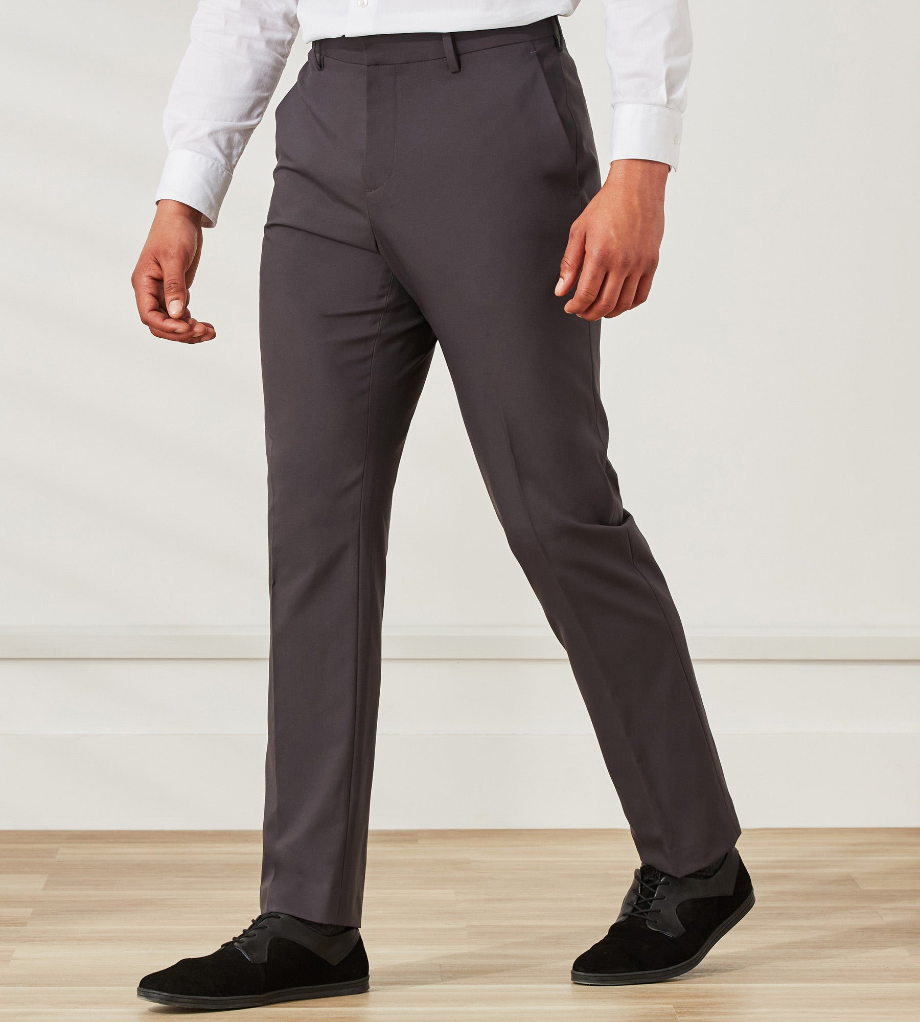 slim fit performance stretch dress pants