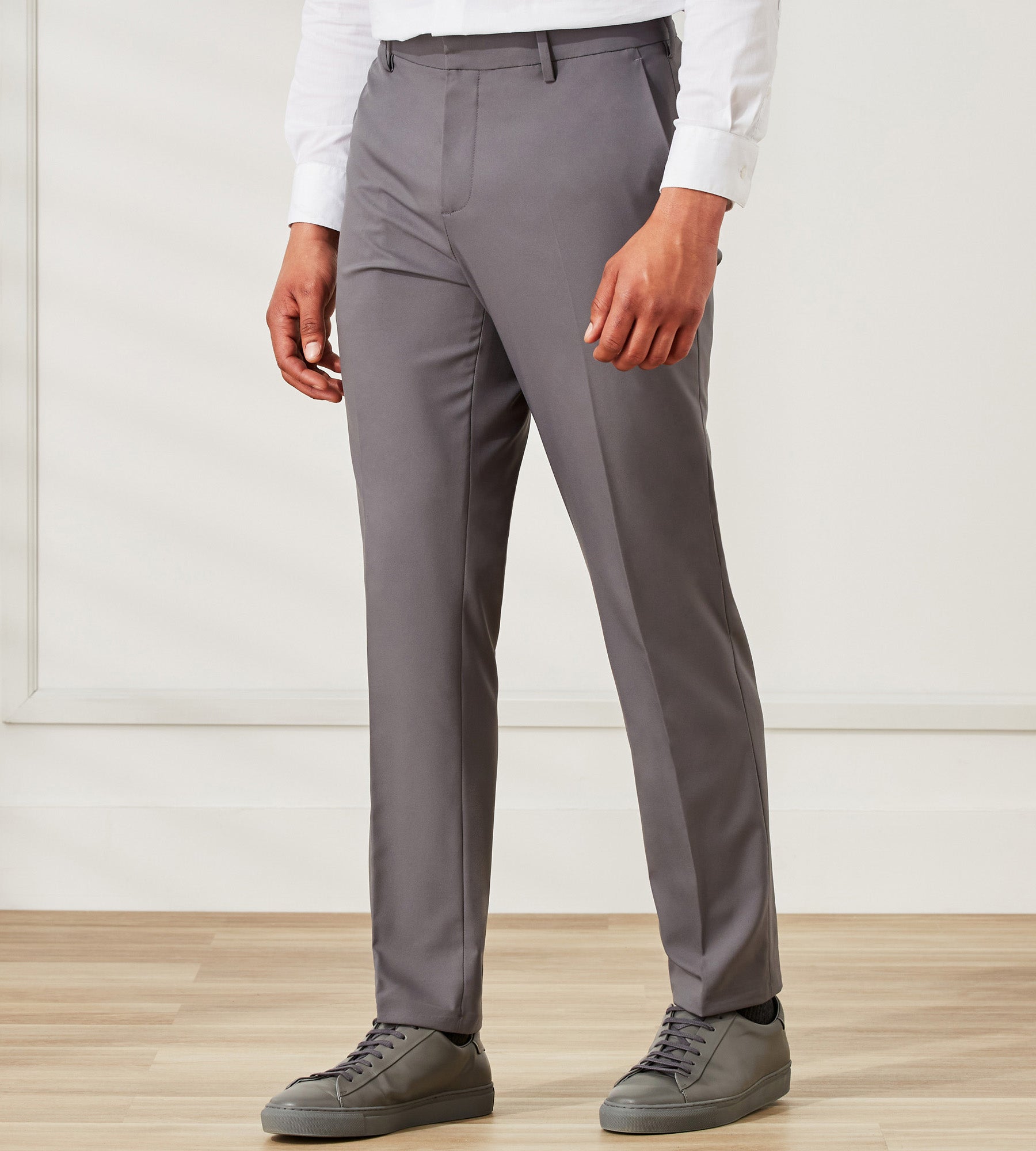 slim fit performance stretch dress pants