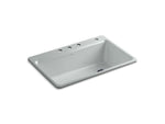 Kohler 5871-4A2-95 Riverby 33" x 22" x 9-5/8" top-mount single bowl kitchen sink w/ accessories