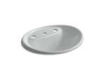 Kohler 2839-8-95 Tides drop-in bathroom sink with 8" widespread faucet holes