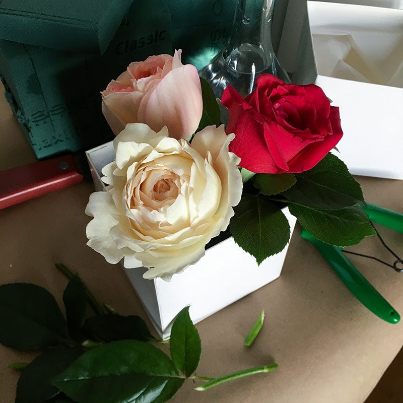 Новогодний и Рождественский RoseBox DIY, или Сам себе флорист во все времена — 10 шт.
