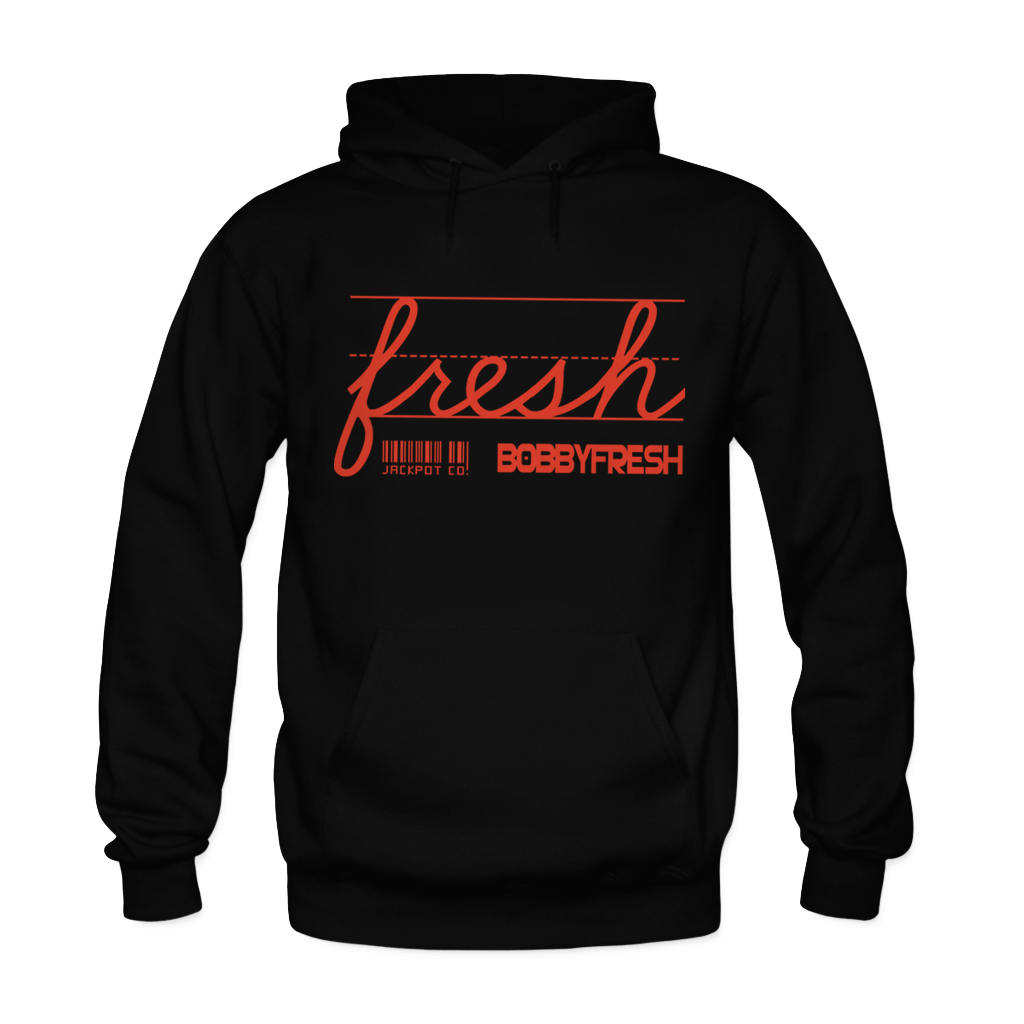 Jackpot Black/Orange Hoodie - Bobby Fresh