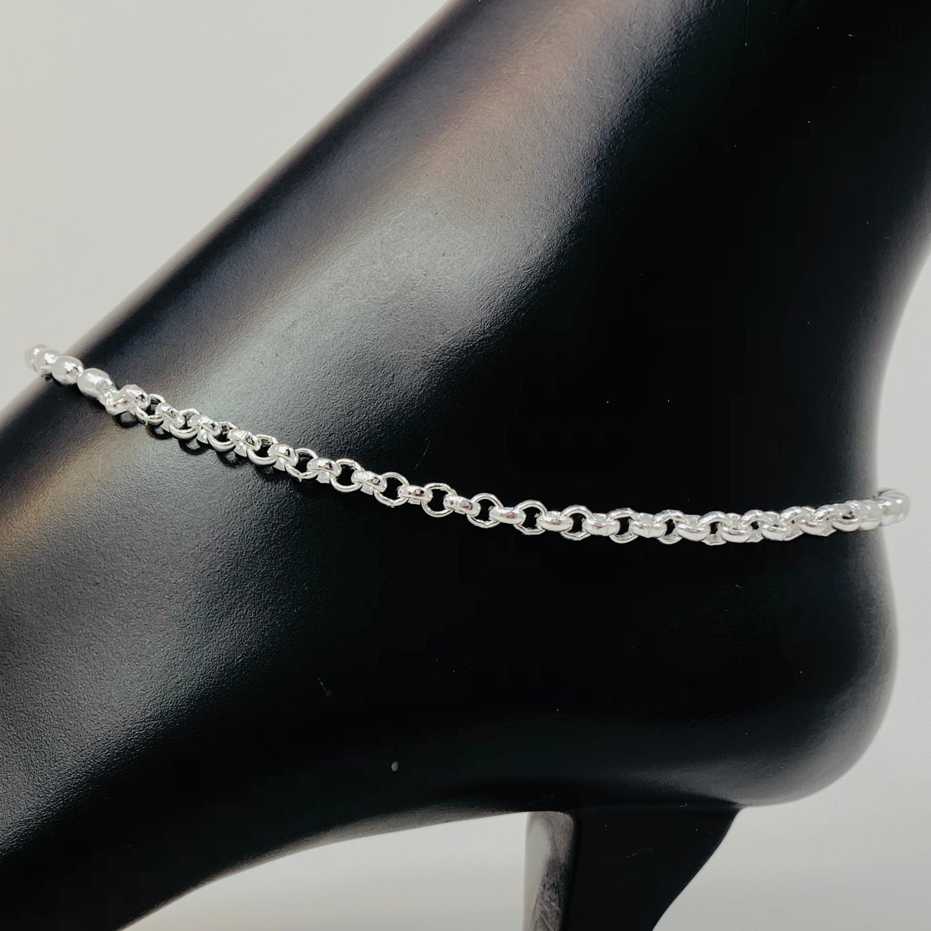 Silver Anklet (K72 Design) - 10.5 inches – PAAIE