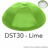 DST30 - Lime Kippah Bulk Kippot Deluxe Satin