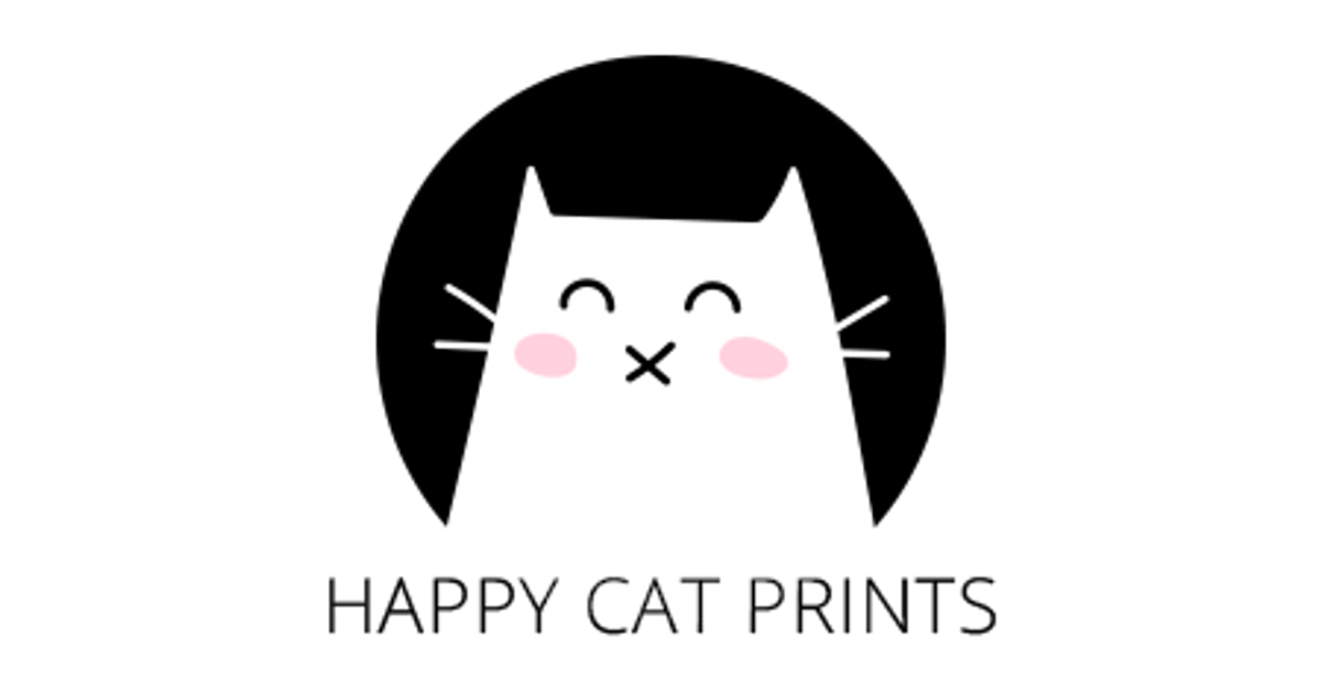 Happy Cat Prints - Printable Wall Decor & Art for Samsung Frame TV