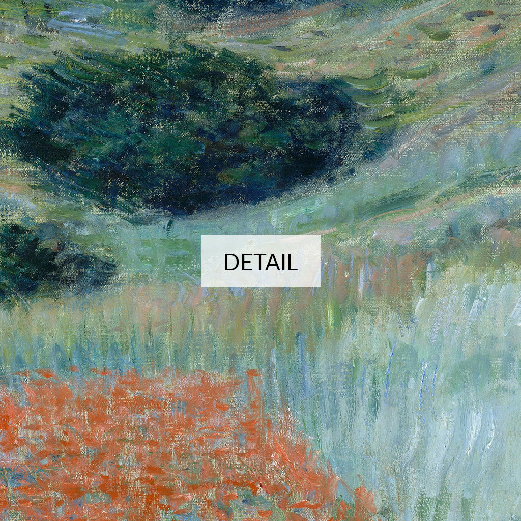 Claude Monet Landscape Painting - Poppy Field in a Hollow near Giverny –  Happy Cat Prints
