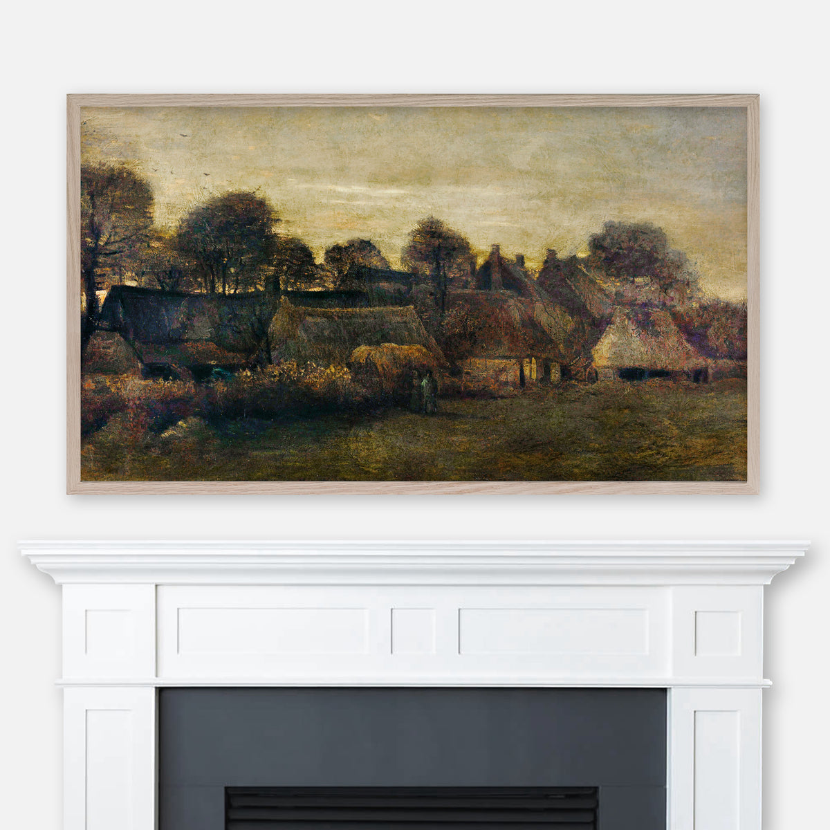 Samsung Frame TV Art Download - Van Gogh Rustic Farmhouse Landscape  Painting – Happy Cat Prints