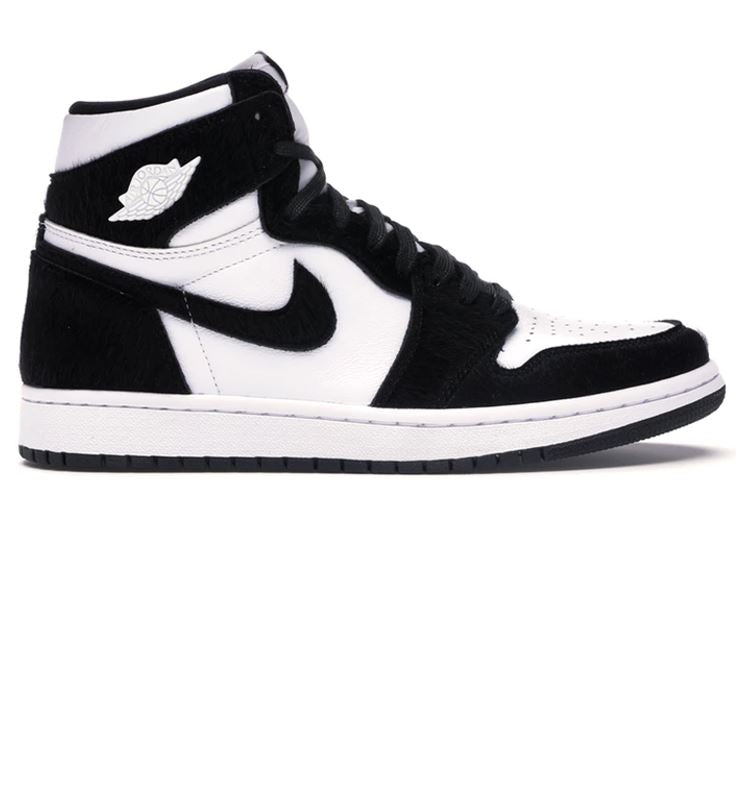 black and white jordan 1 high twist