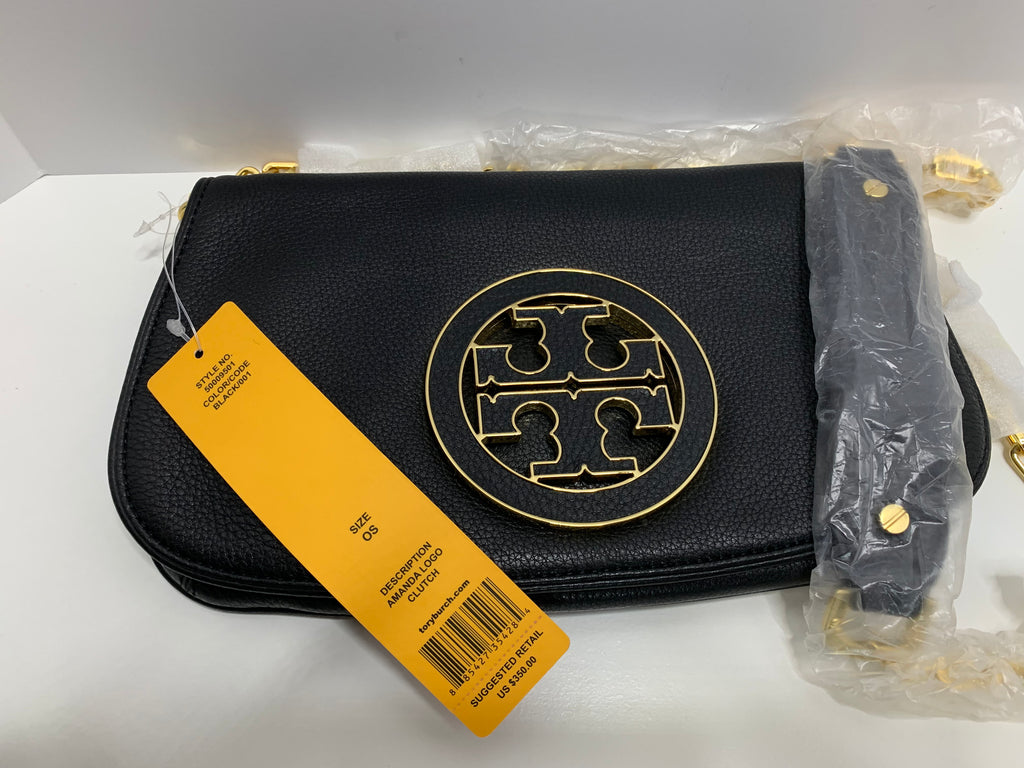 Tory Burch Amanda Logo Clutch – MoMosCloset