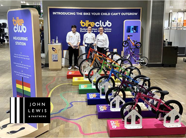 Visit us in John Lewis this Christmas Bike Club