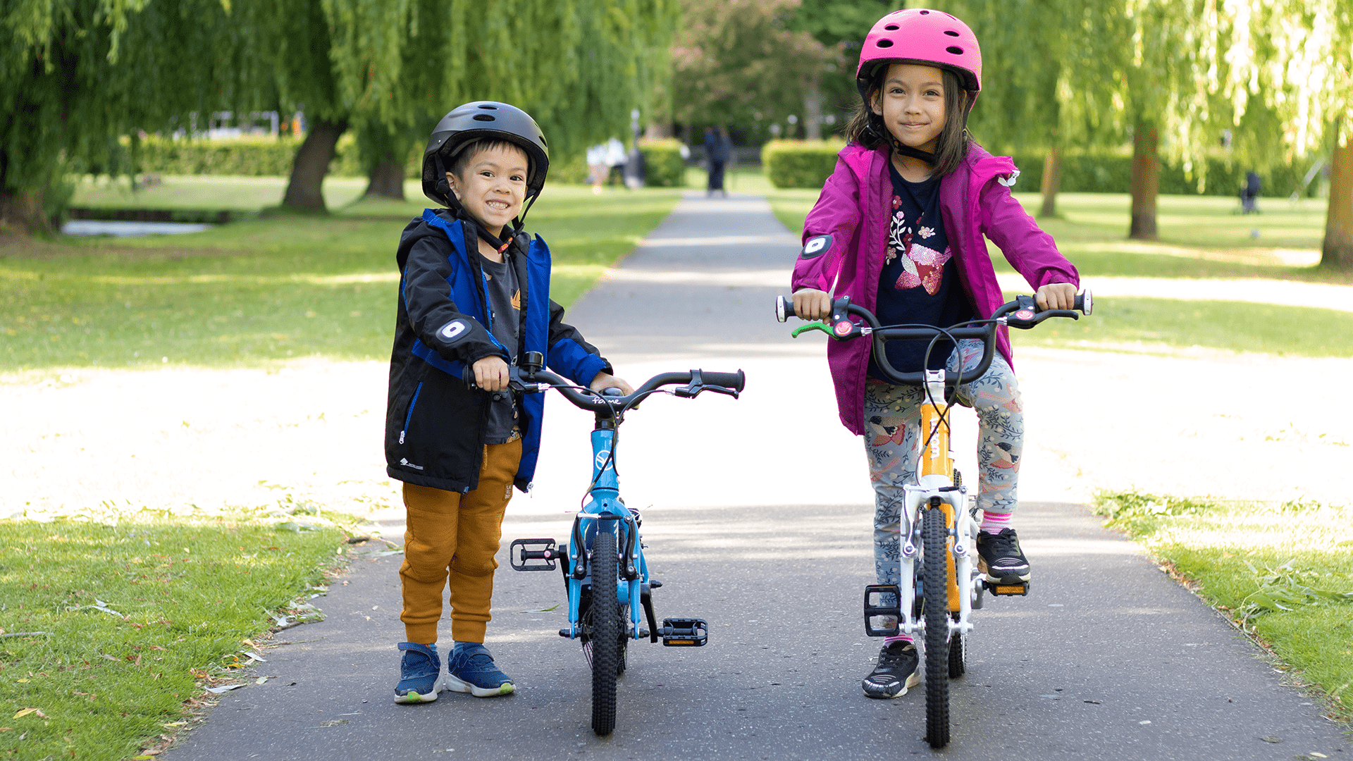 two kids on bikes - bike club