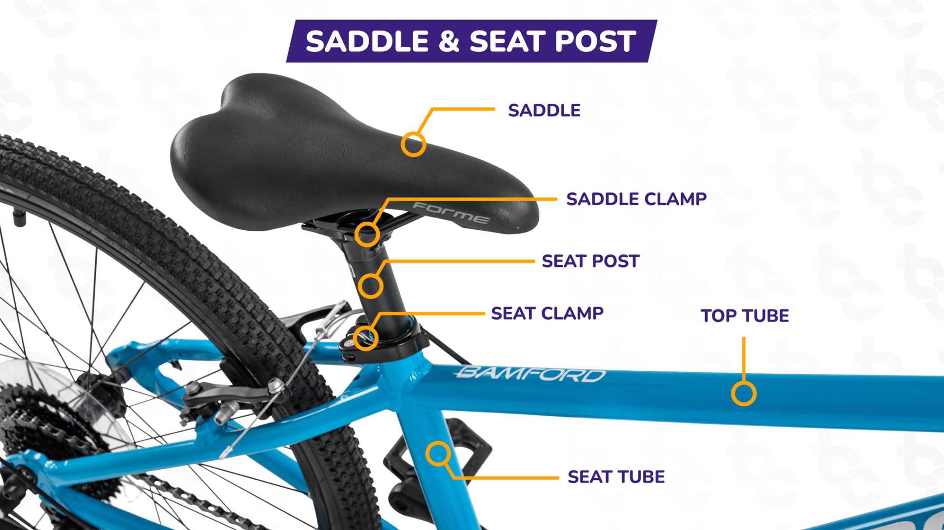 saddle and seat post