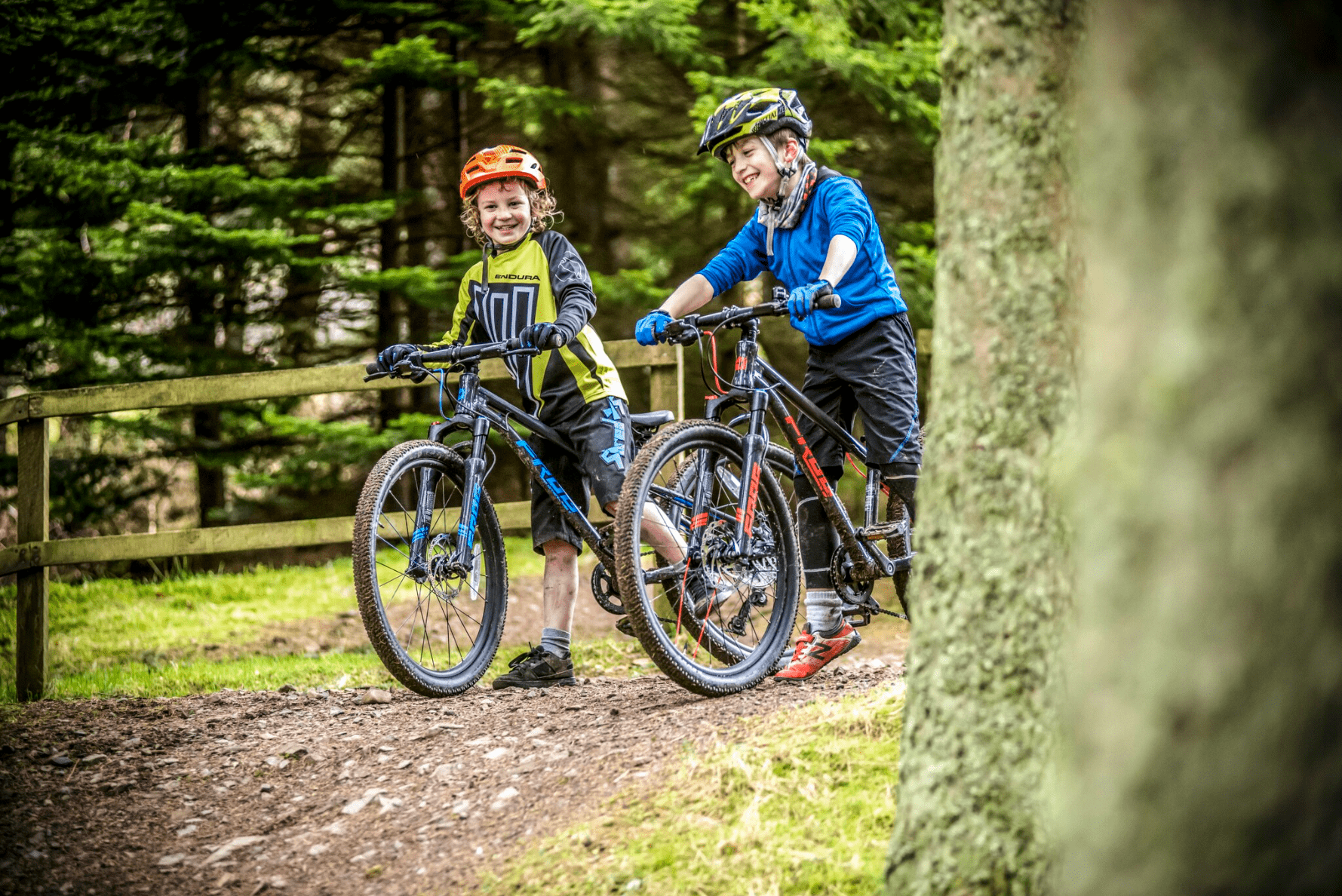 children riding frog mtbs - Bike Club