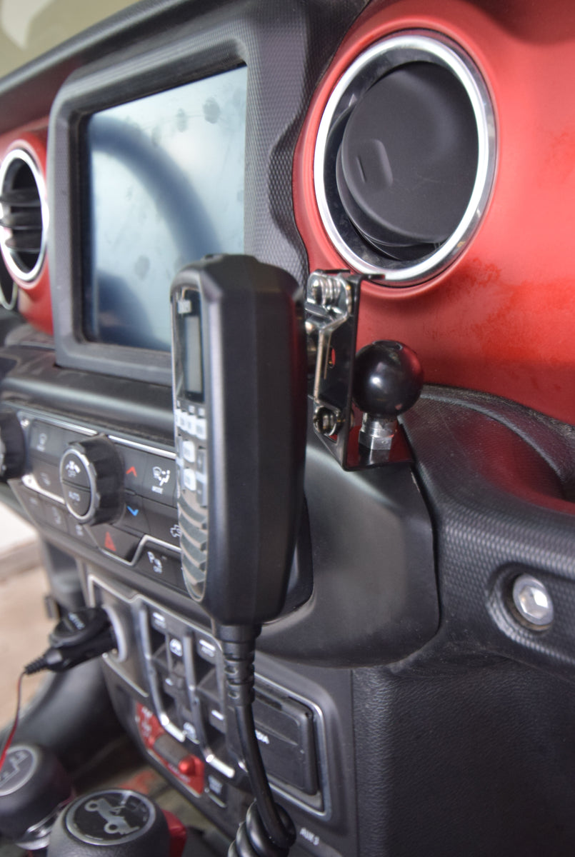 Universal CB Radio Microphone Mount - Jeep Wrangler JL – Topsy Products