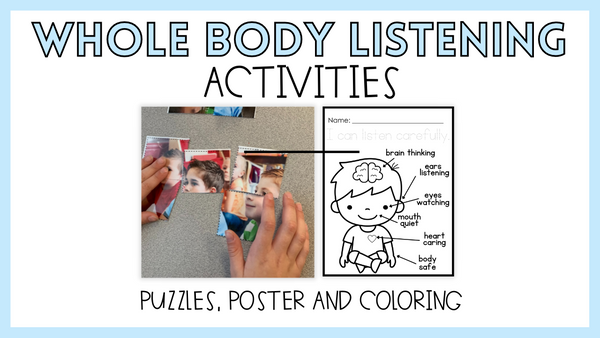 whole body listening poster