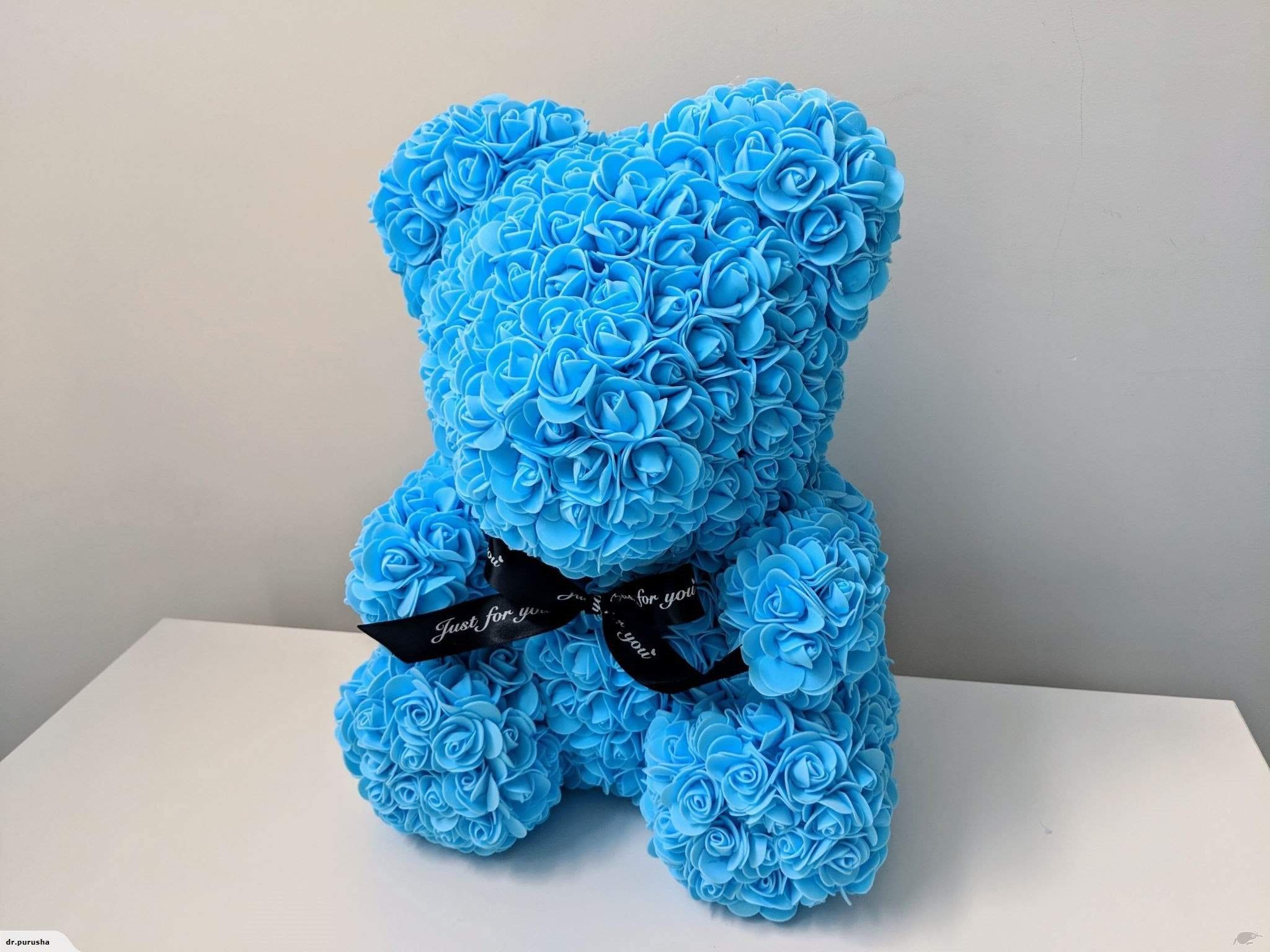 blue rose bear
