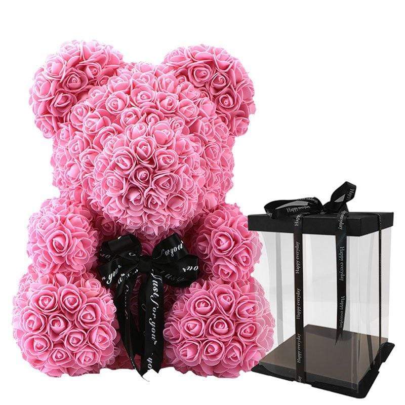 artificial rose bear