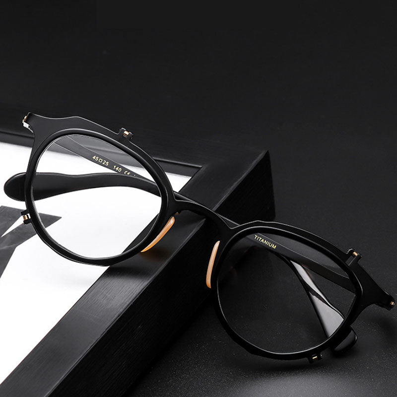 Wren Titanium Retro Hand Made Glasses Frame – Southood