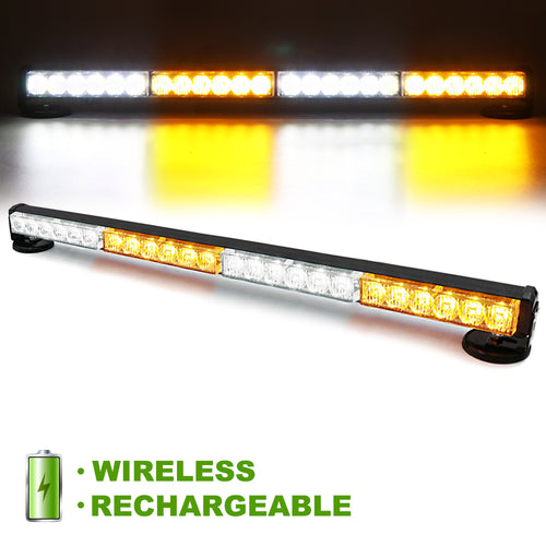 Wireless Battery 12 LED Traffic Advisor Strobe Light Bar – FOXCID