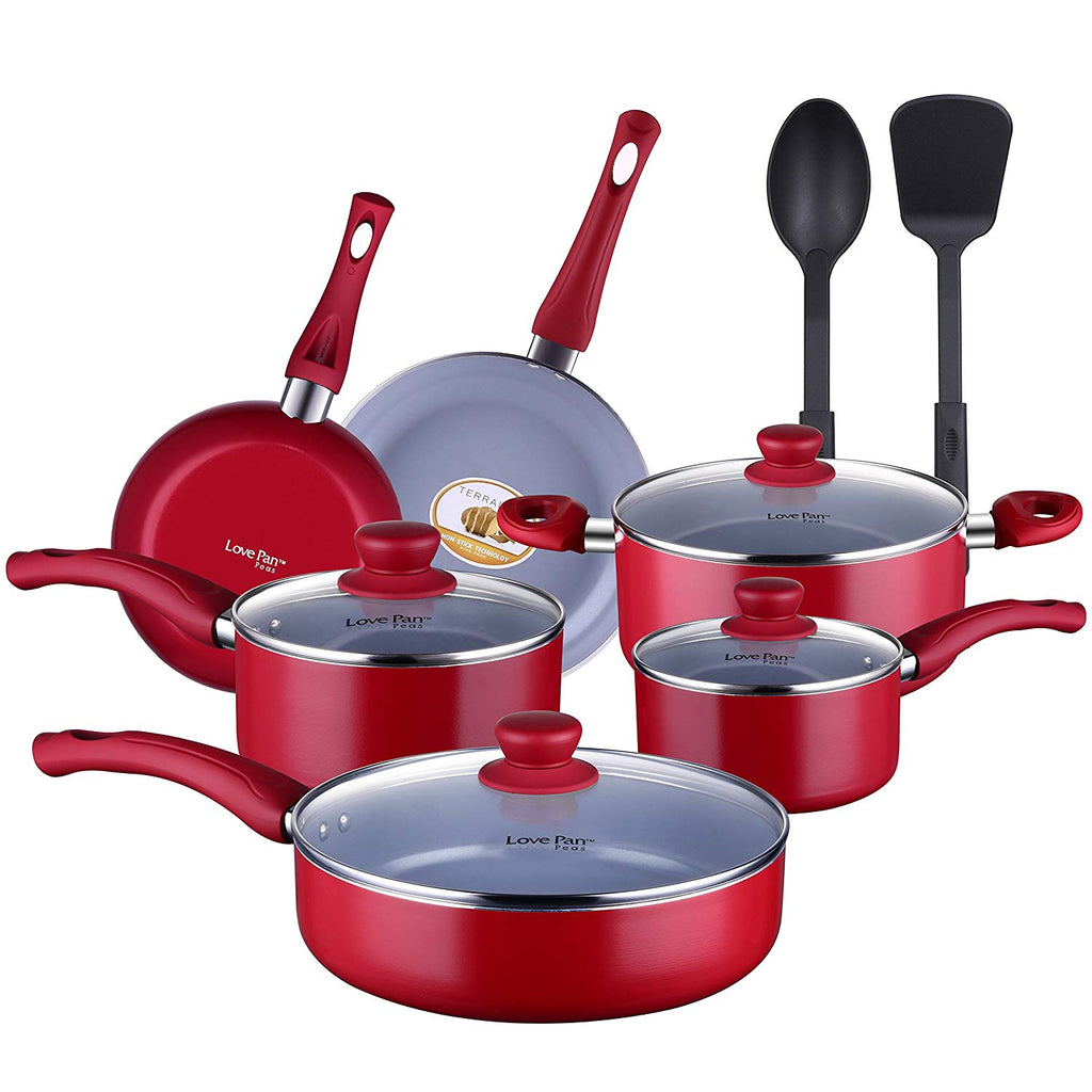 LovePan Peas 8 piece, Grey Ceramic 