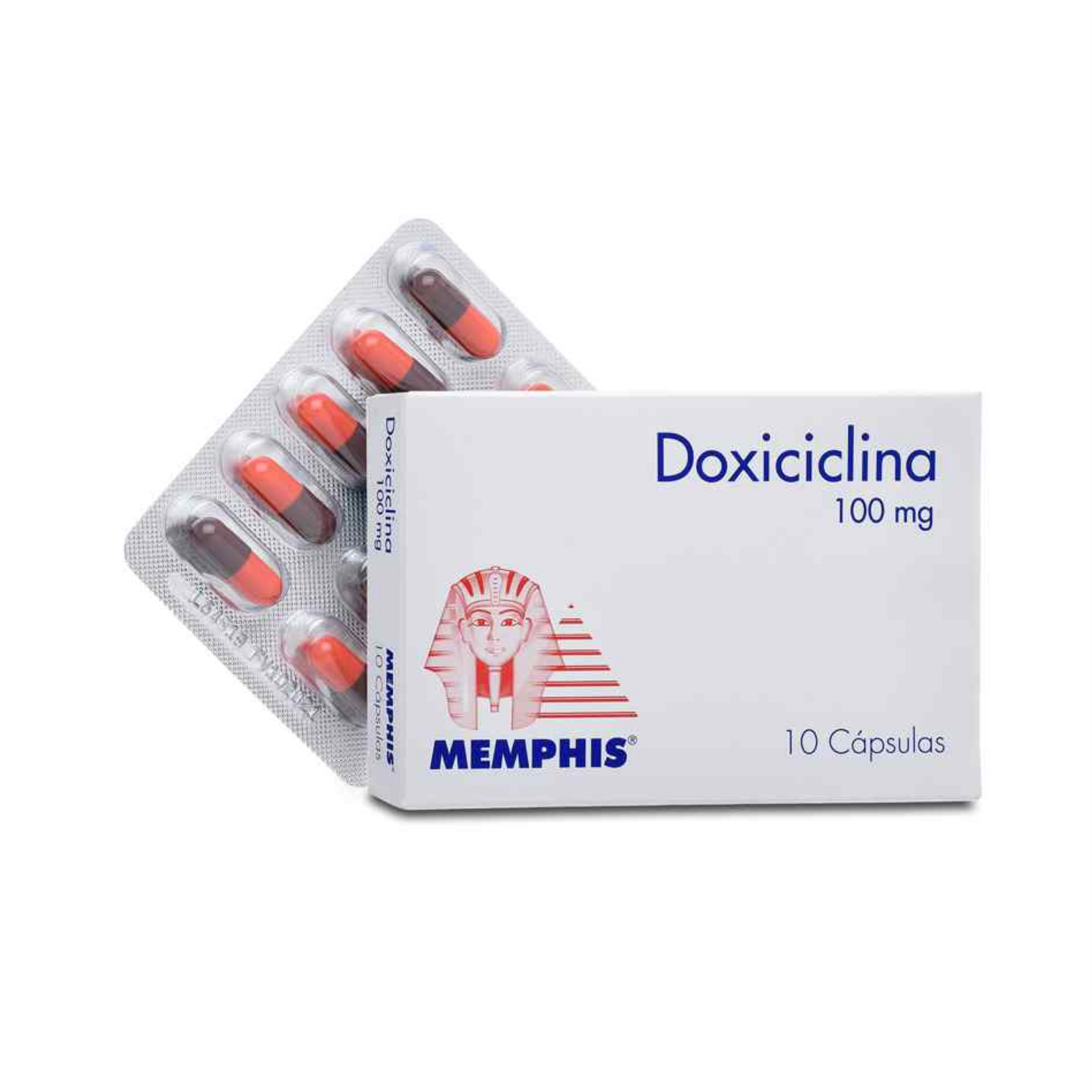 Doxiciclina 100 Mg Caja X 10 Cápsulas Droguería Farma Economía