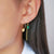 Eleanor Earrings - Petrol Green