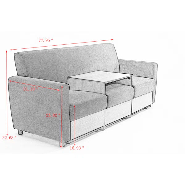 3 Seater Sofa 77.95 Upholstered Sofa