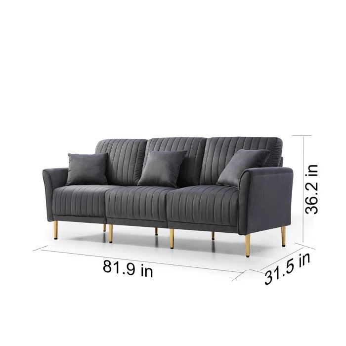 3 Seater Sofa: Dagmara 81.9'' Upholstered Sofa