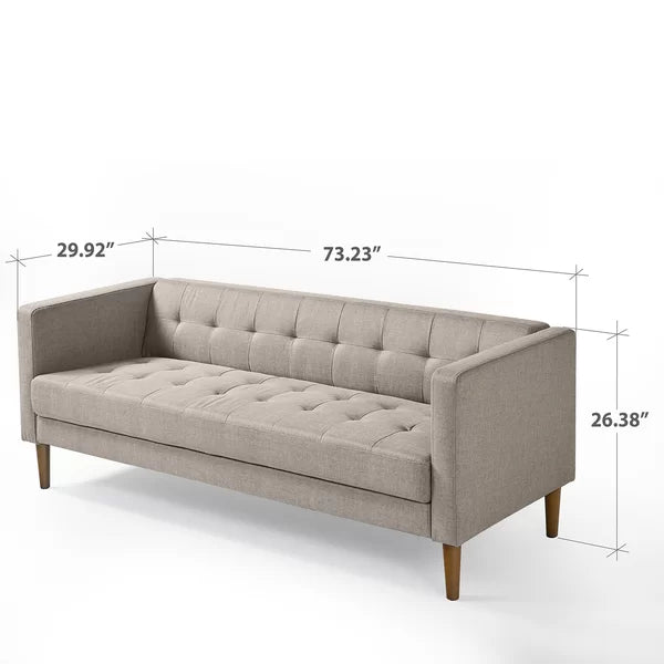 3 Seater Sofa: Danzelle 73.23'' Upholstered Sofa