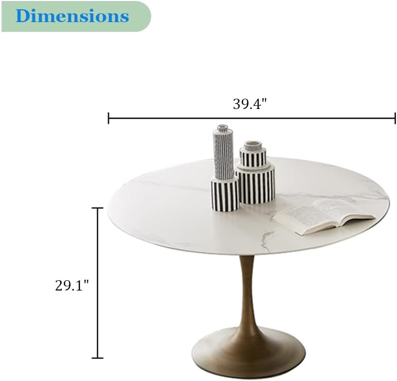 Round Dining Table: Pedestal Dining Table