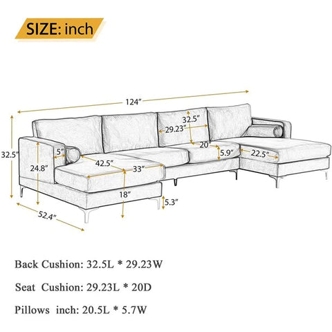 4-seater-sofa-set-24-velvet-square-arm-u-shape-sofa