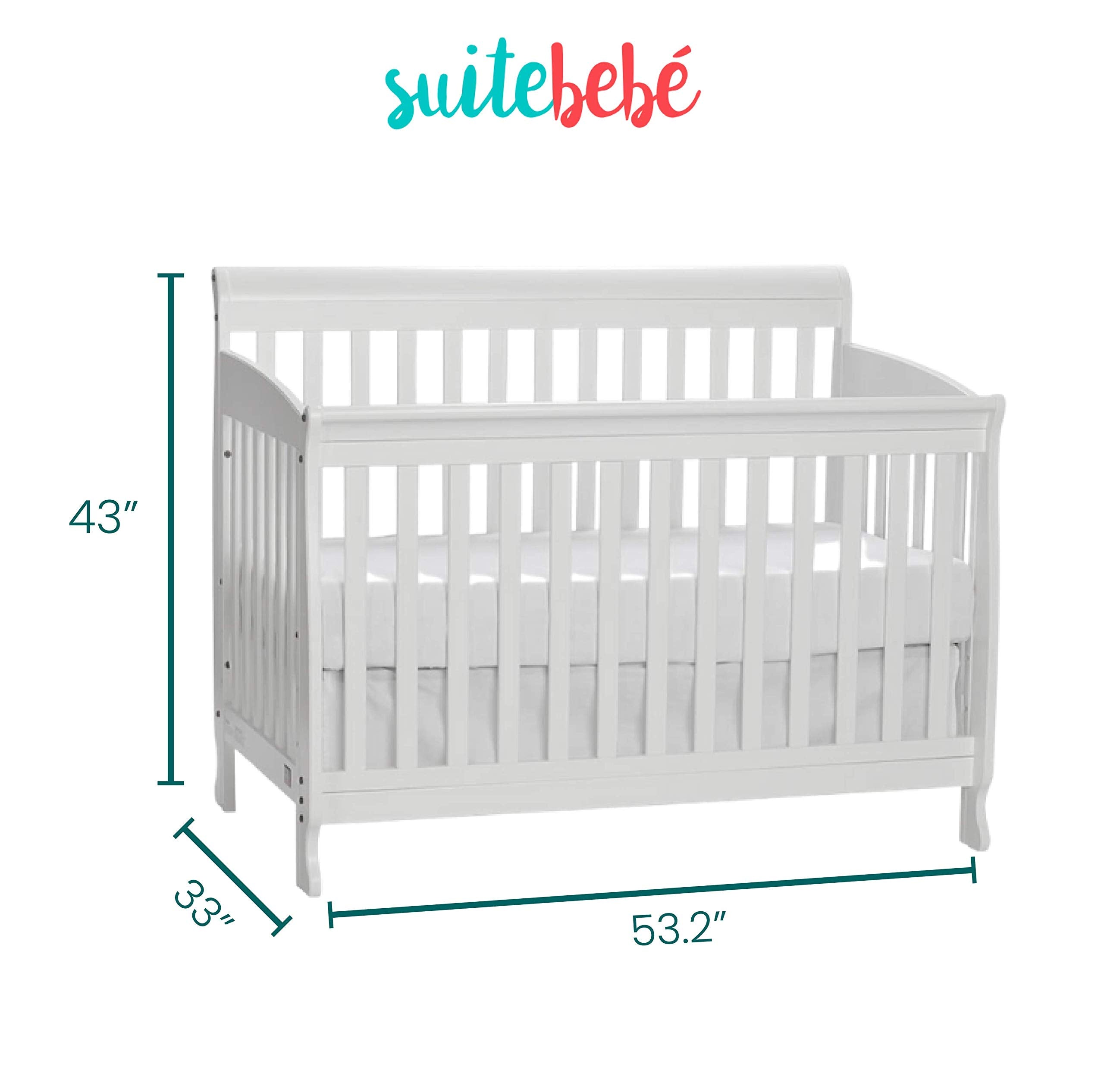 Cribs: 4-in-1 Convertible Crib