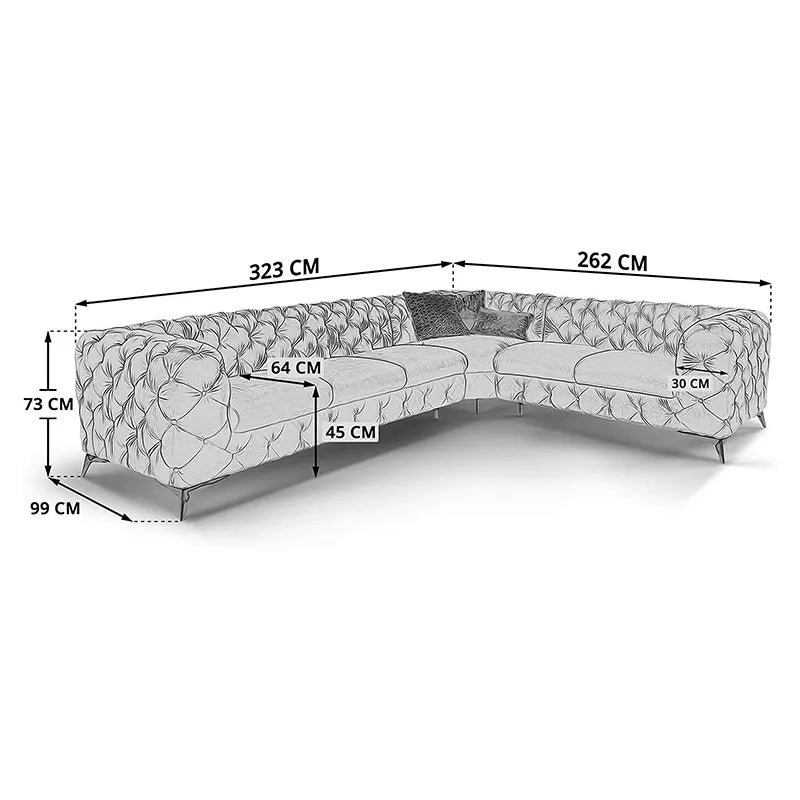 7 Seater Sofa Set: 130