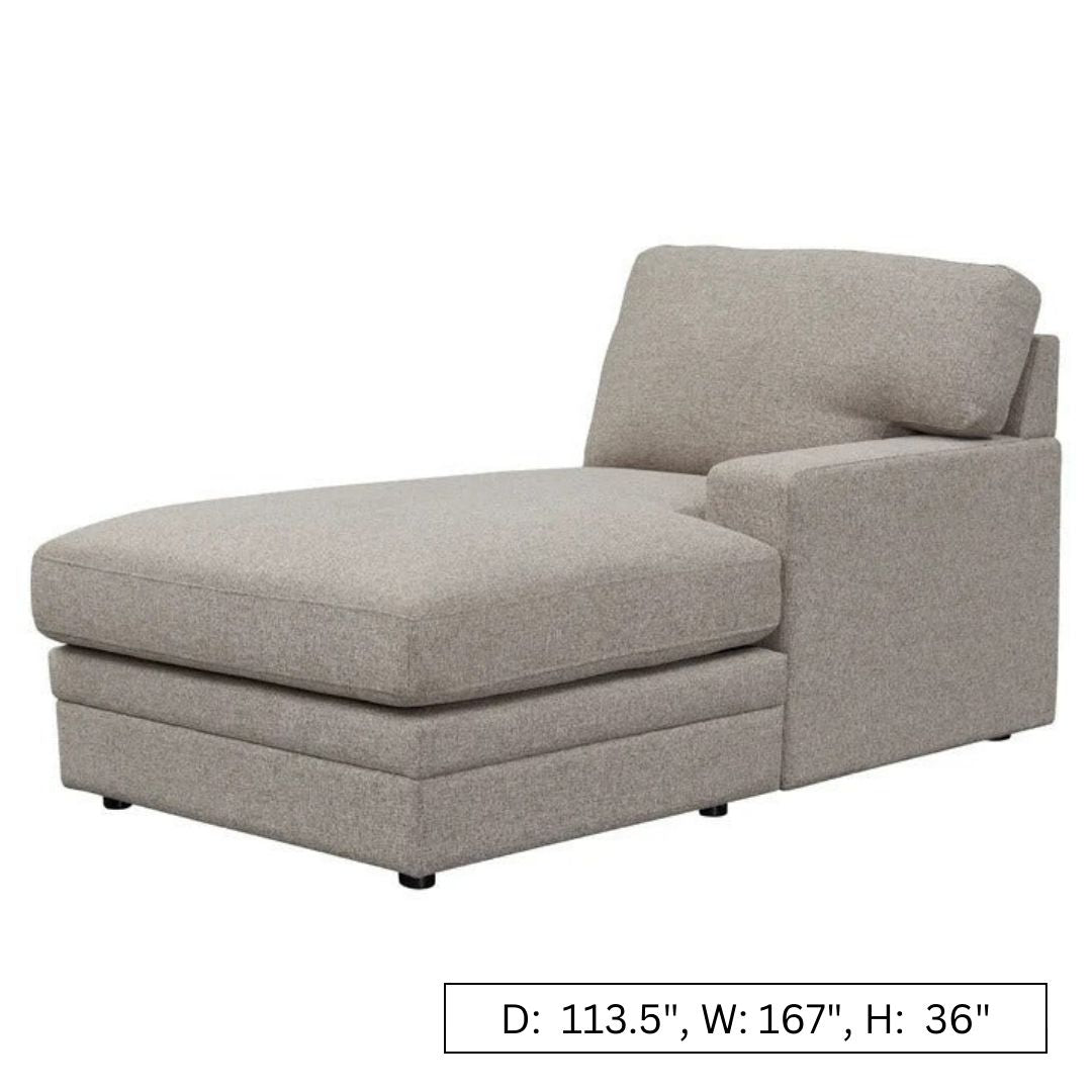 8 Seater Sofa Set: 167" Wide Modular Corner Sectional with Ottoman