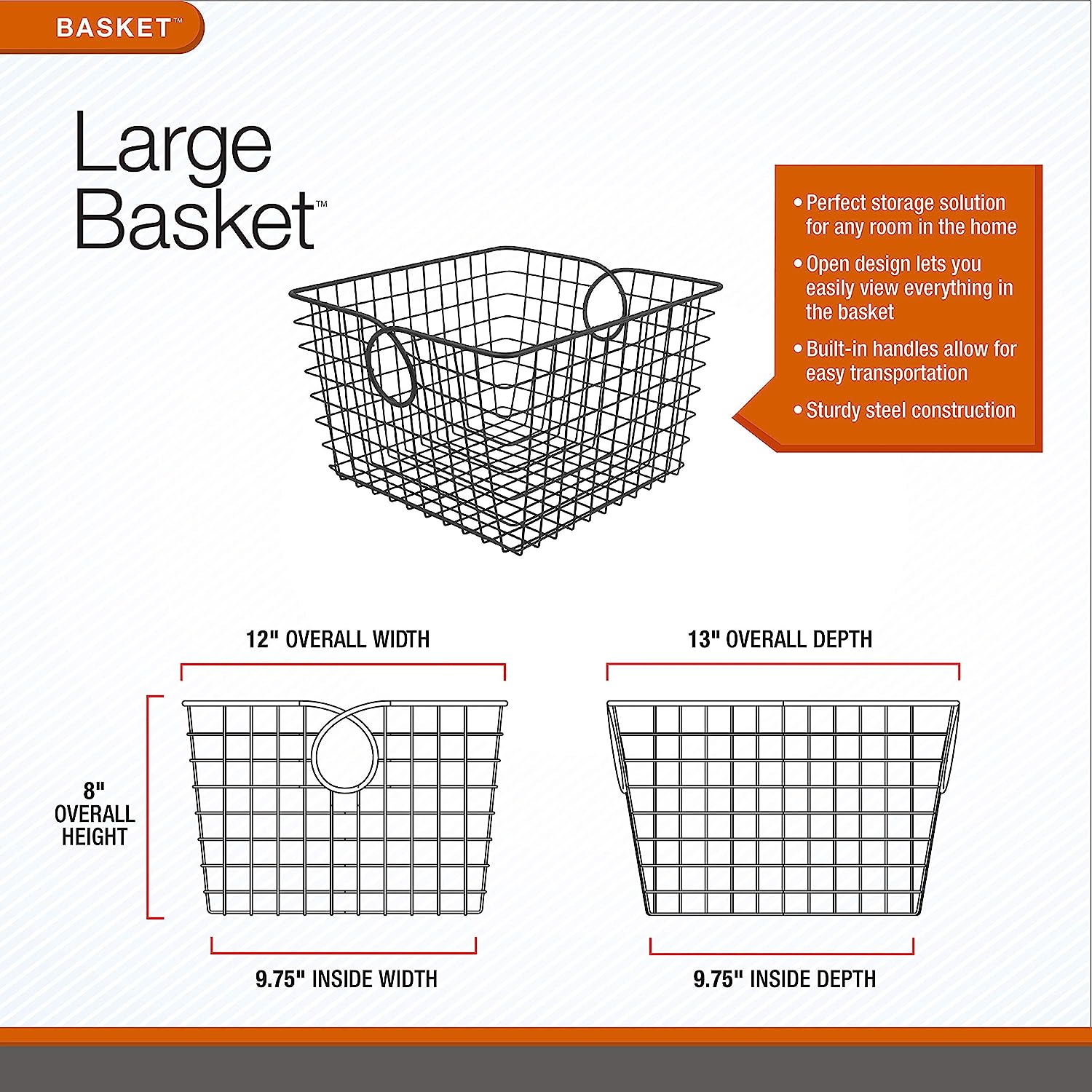 Kitchen Storage Unit: Viumb Diversified Teardrop Large Basket