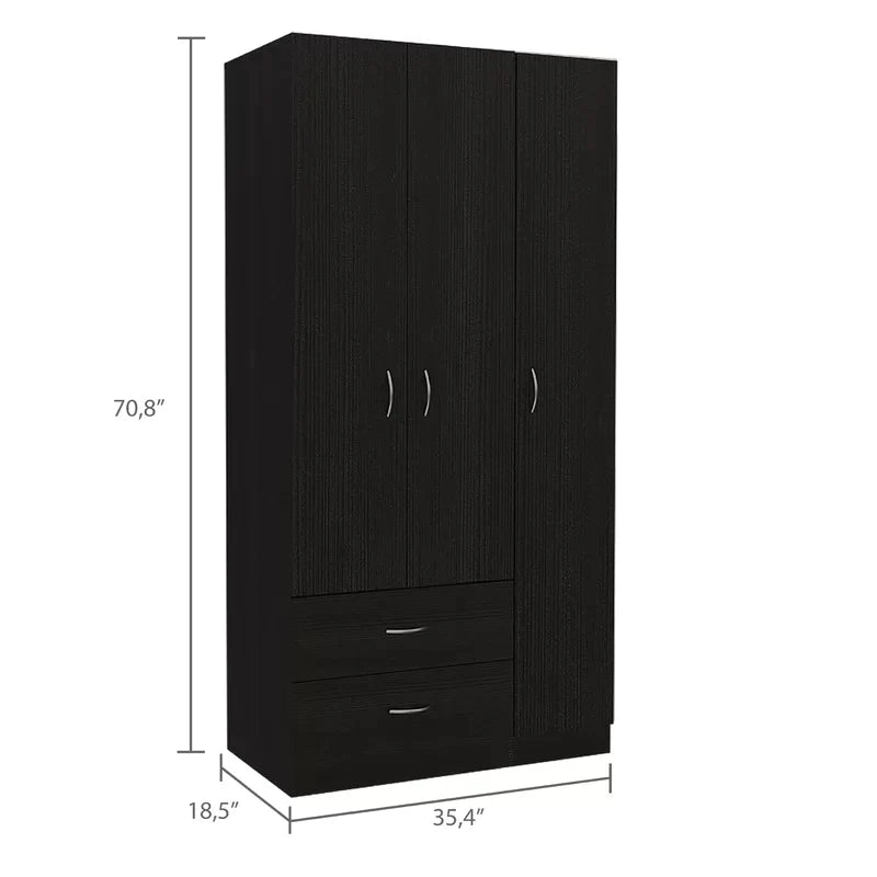 Almirah : 3 Door Wardrobe Armoire