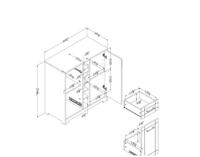 Bar Cabinet: Bar Cabinet with Bottle and Glass Storage