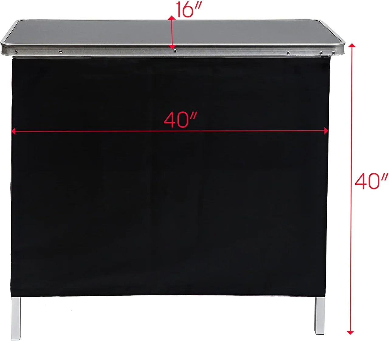 Bar Cabinet: Portable High Top Party Bar Table