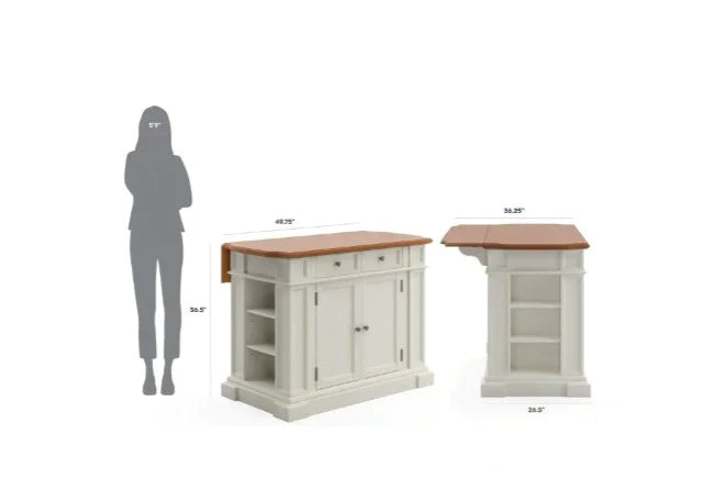 Bar Cabinet: White with Granite Top, Breakfast Bar, Two Drawers, and Four Adjustable Shelves