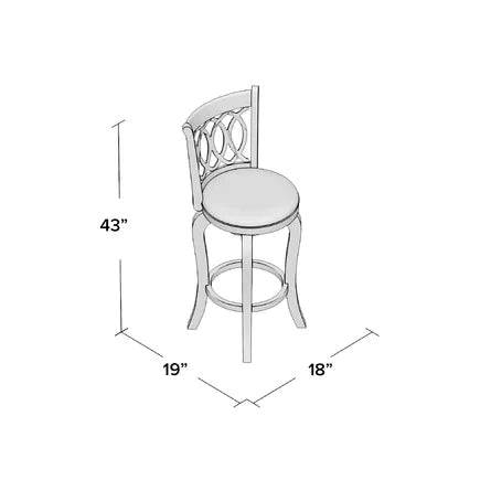 Bar Chairs: Collection 29H in. Swivel Bar Height Stool