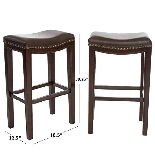 Bar Stool: Counter Stool, Black, 26" x 18" x 12.75"