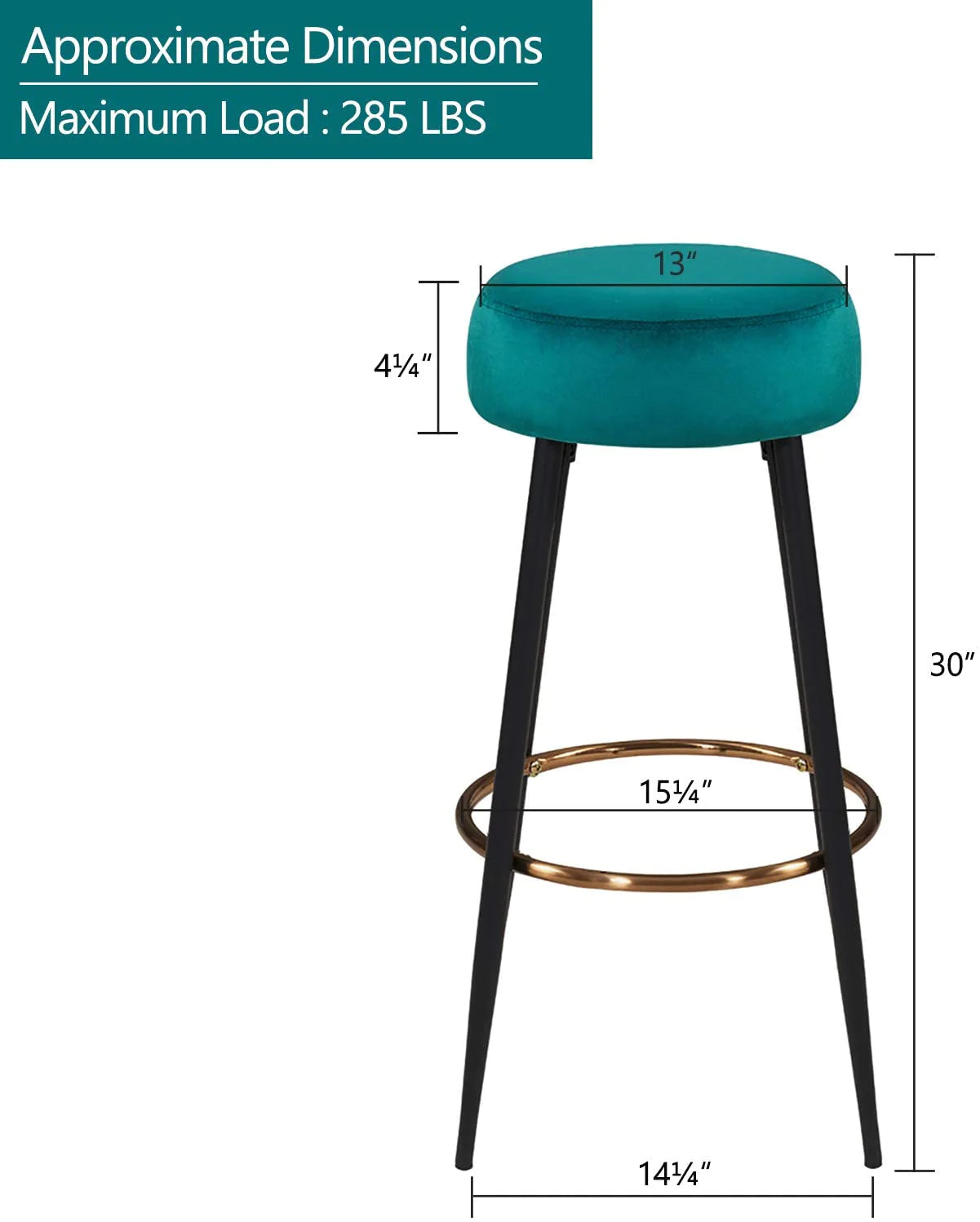 Bar Stool: Round Height for Coffee Shop, Bar, Home Balcony